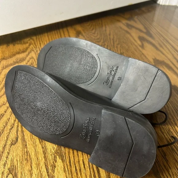 BRAND NEW ZARA Boys Black Leather Shoes - Picture 5 of 5